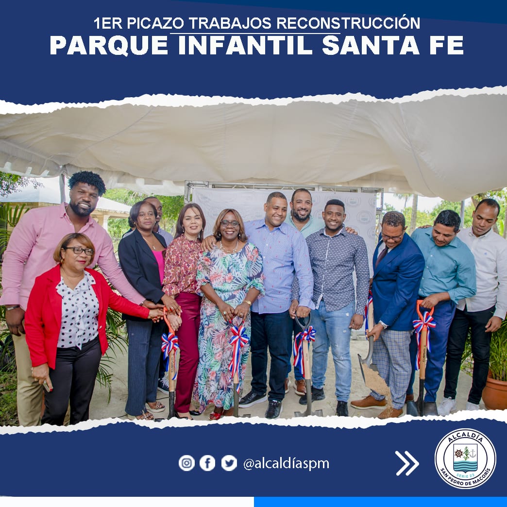 Con una inversión de más de dos millones de pesos Ayuntamiento de SPM inicia trabajos reconstrucción parque infantil de Santa Fe