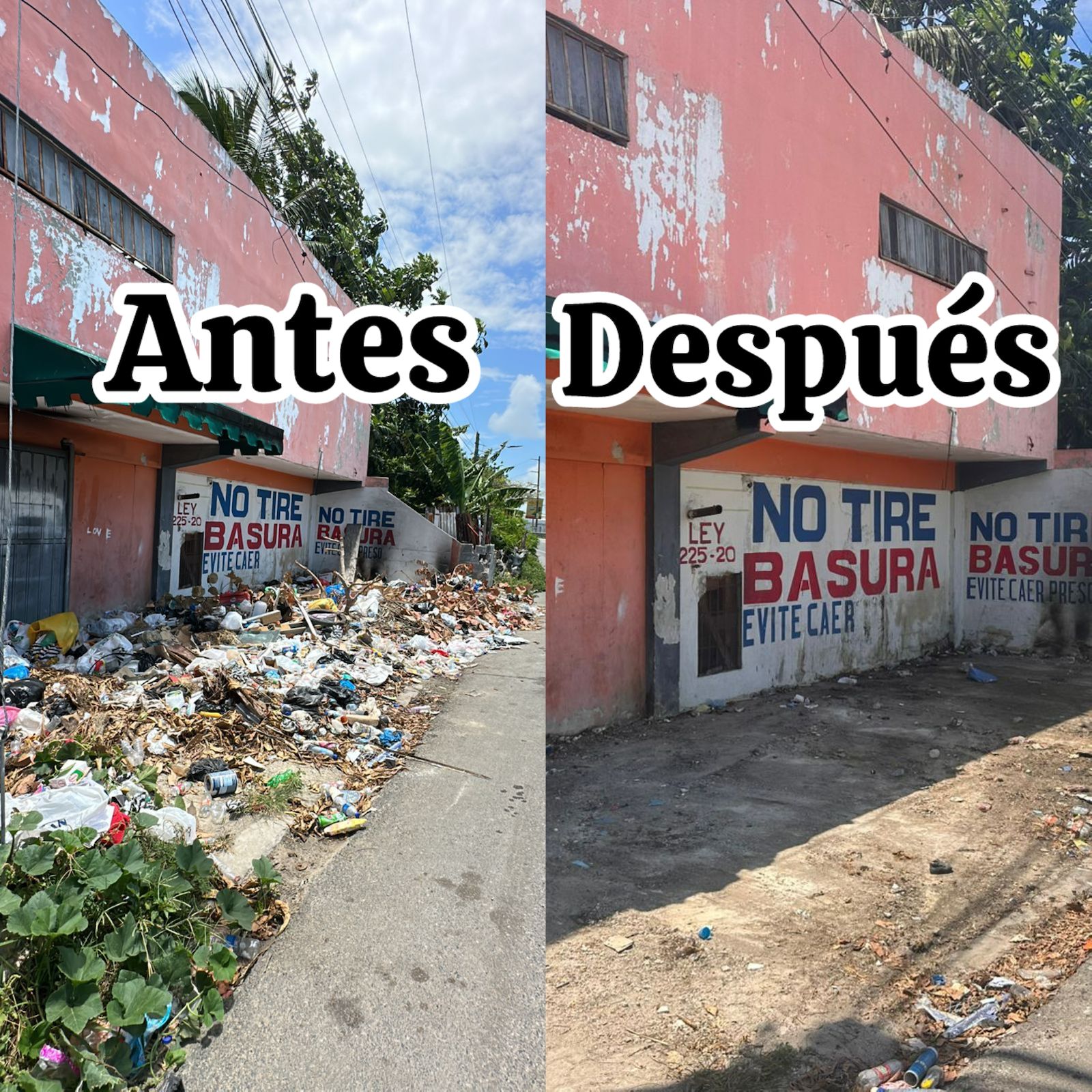 ¡ALCALDÍA DE SPM CONTINÚA ELIMINANDO VERTEDEROS IMPROVISADOS
