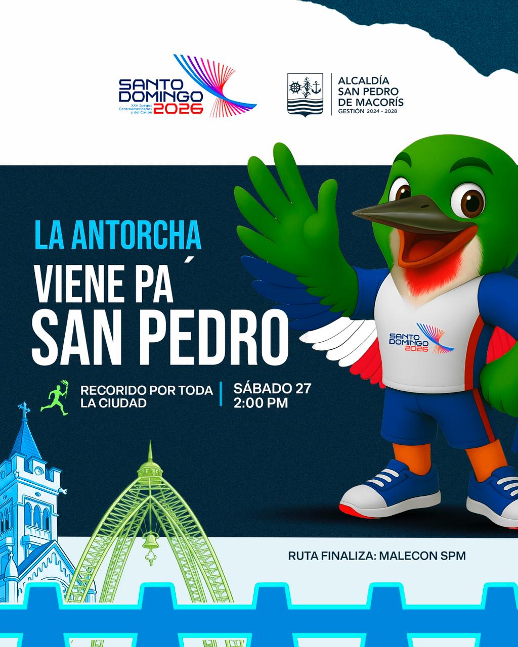 ¡San Pedro recibe la antorcha!